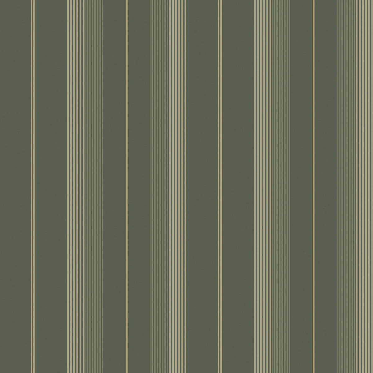 A-Street Prints Herrgård Evergreen Stripe Wallpaper