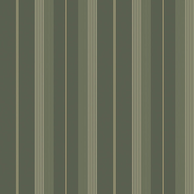 A-Street Prints Herrgård Evergreen Stripe Wallpaper