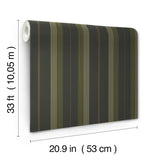 A-Street Prints Herrgård Black Stripe Wallpaper