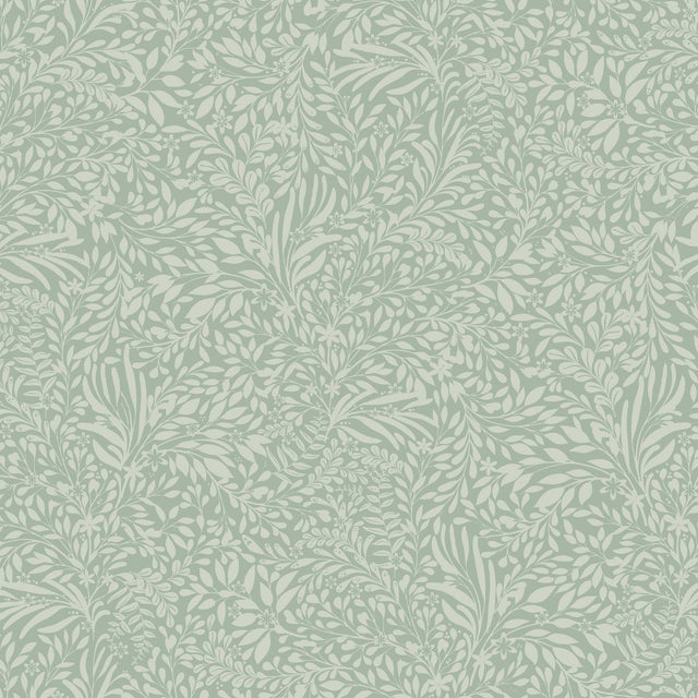 A-Street Prints Kristina Teal Botanical Wallpaper