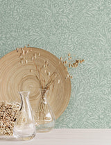 A-Street Prints Kristina Teal Botanical Wallpaper