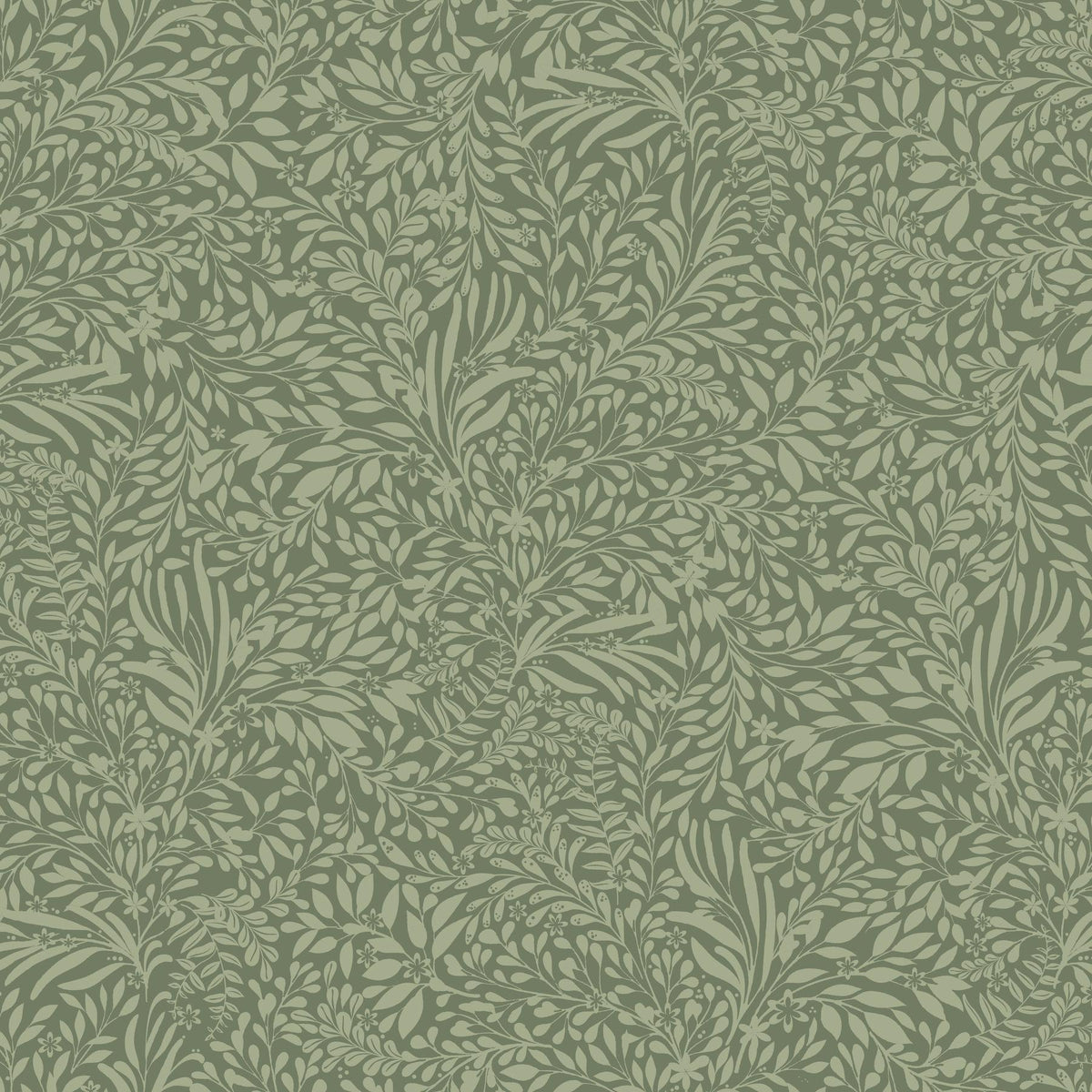 A-Street Prints Kristina Evergreen Botanical Wallpaper