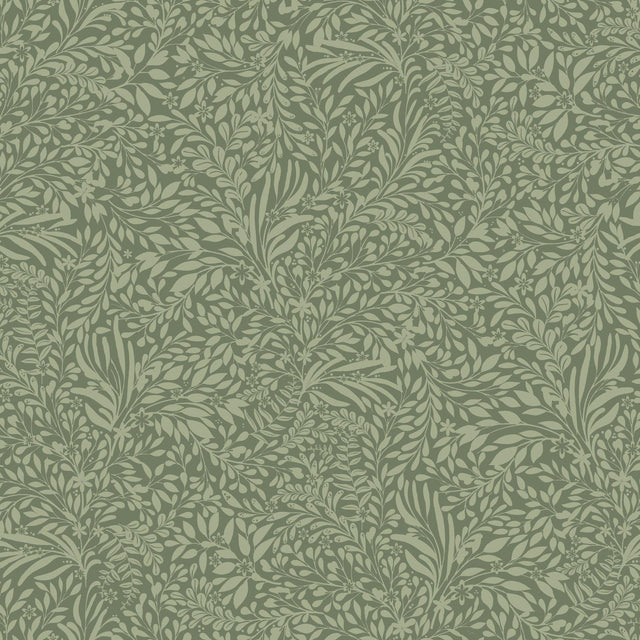 A-Street Prints Kristina Evergreen Botanical Wallpaper