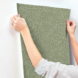 A-Street Prints Kristina Evergreen Botanical Wallpaper