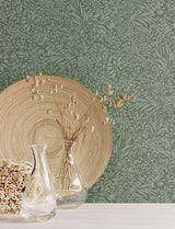 A-Street Prints Kristina Evergreen Botanical Wallpaper