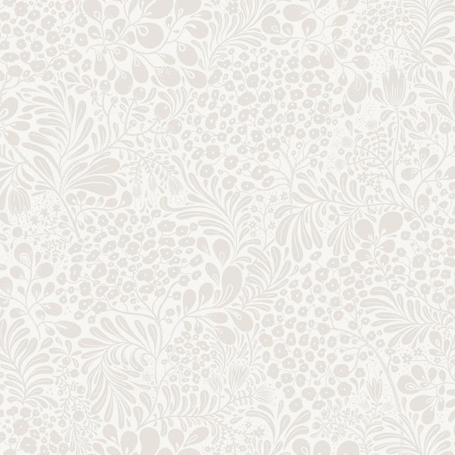 A-Street Prints Siv Dove Botanical Wallpaper