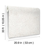 A-Street Prints Siv Dove Botanical Wallpaper