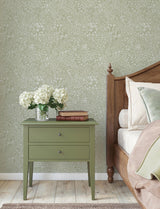 A-Street Prints Siv Sage Botanical Wallpaper