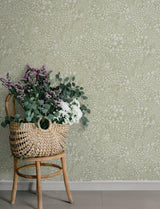 A-Street Prints Siv Sage Botanical Wallpaper