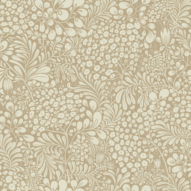 A-Street Prints Siv Chestnut Botanical Wallpaper