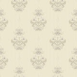 A-Street Prints Gullvie Cream Pansies Wallpaper