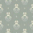 A-Street Prints Gullvie Seafoam Pansies Wallpaper
