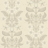 A-Street Prints Rosa Cream Floral Columns Wallpaper