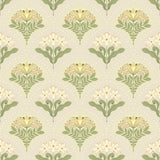 A-Street Prints Maj Light Grey Floral Damask Wallpaper