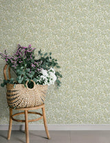 A-Street Prints Maggan Sage Floral Trail Wallpaper