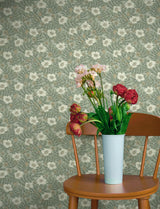 A-Street Prints Maggan Sea Green Floral Trail Wallpaper