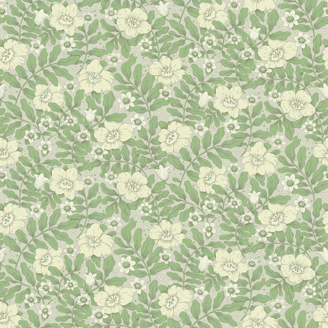 A-Street Prints Maggan Jade Floral Trail Wallpaper