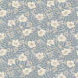 A-Street Prints Maggan Blue Floral Trail Wallpaper