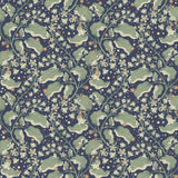 A-Street Prints Syren Navy Dainty Floral Wallpaper