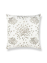 Scalamandre Firefly Embroidered 22 X 22 - Silver Decorative Pillow
