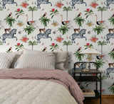 Seabrook Merry Go Round Cream Wallpaper