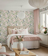 Seabrook Chinoiserie Bird Vine Blush Wallpaper
