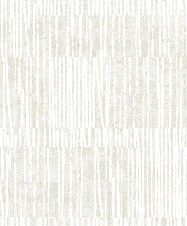 Seabrook Serapha Lines Plaster Wallpaper