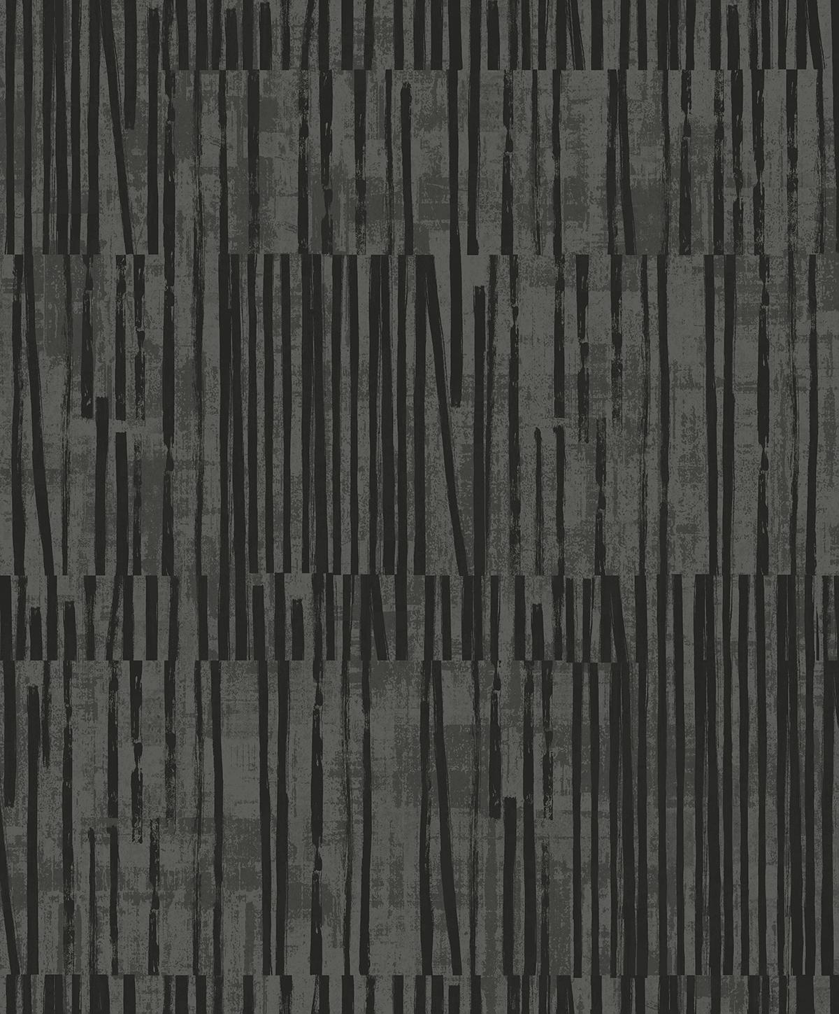 Seabrook Serapha Lines Onyx Wallpaper