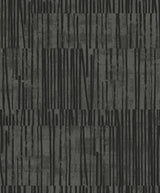 Seabrook Serapha Lines Onyx Wallpaper
