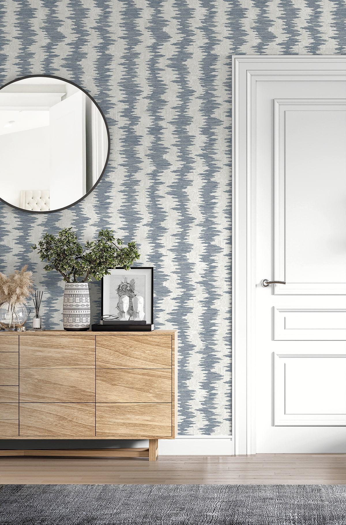 Seabrook Noctara Blue Breeze Wallpaper