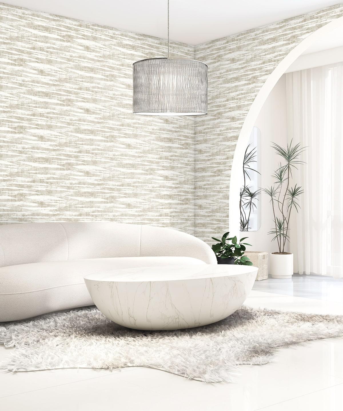Seabrook Nebulite Latte Wallpaper