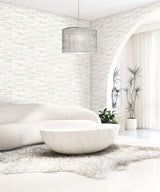 Seabrook Nebulite Almond Wallpaper