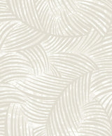 Seabrook Zephyra Palms Oat Milk Wallpaper