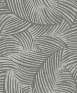 Seabrook Zephyra Palms Cement Wallpaper