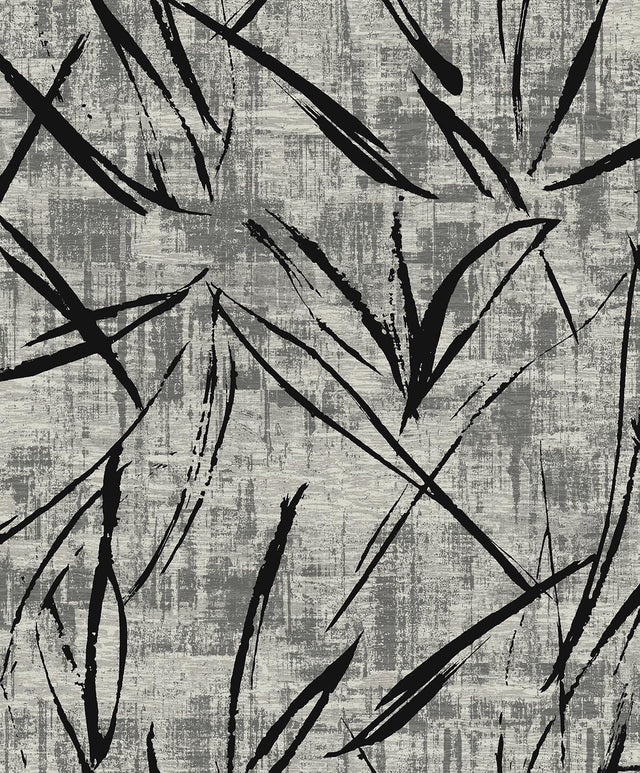 Seabrook Luneth Black Wallpaper