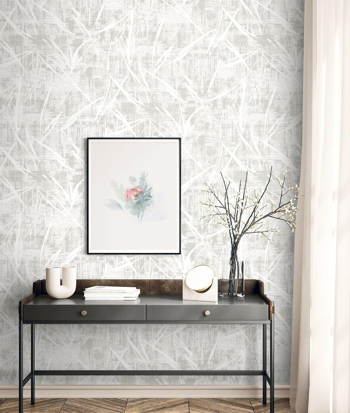 Seabrook Luneth Plaster Wallpaper