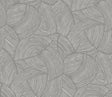 Seabrook Stellara Silver with Glass Beads Wallpaper