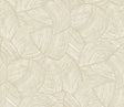 Seabrook Stellara Champagne with Glass Beads Wallpaper
