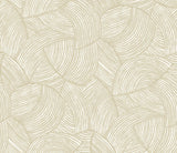 Seabrook Stellara Champagne with Glass Beads Wallpaper
