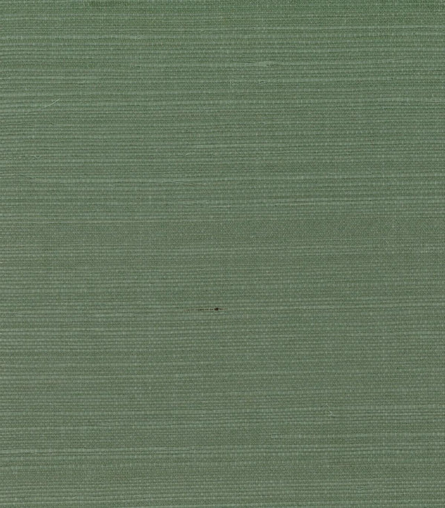 Seabrook Sisal Lichen Green Wallpaper