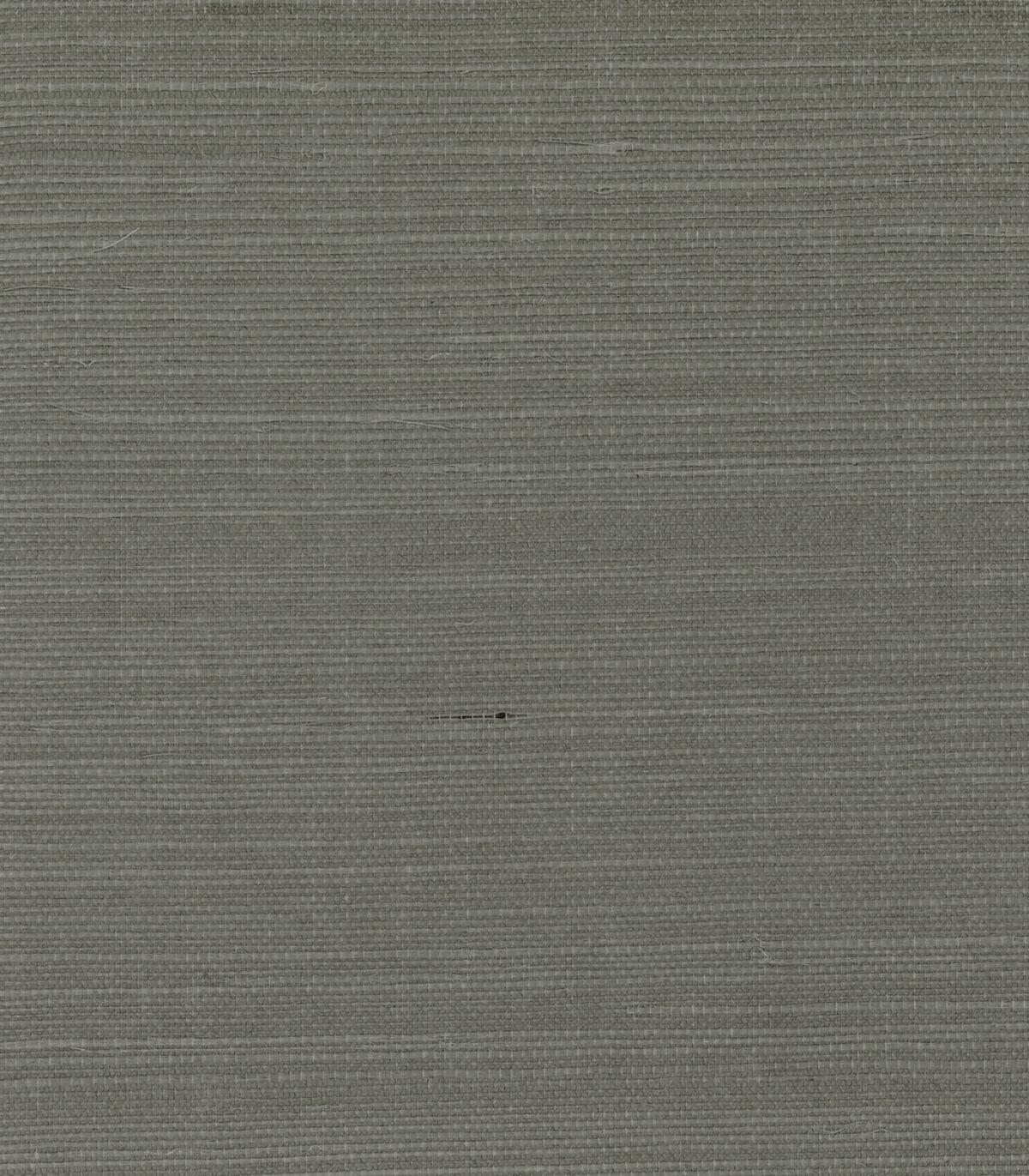 Seabrook Sisal Pewter Wallpaper