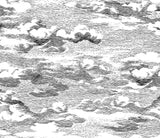 Seabrook Clouds Black Wallpaper