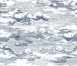 Seabrook Clouds Blue Wallpaper