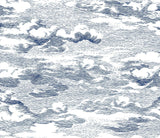 Seabrook Clouds Blue Wallpaper