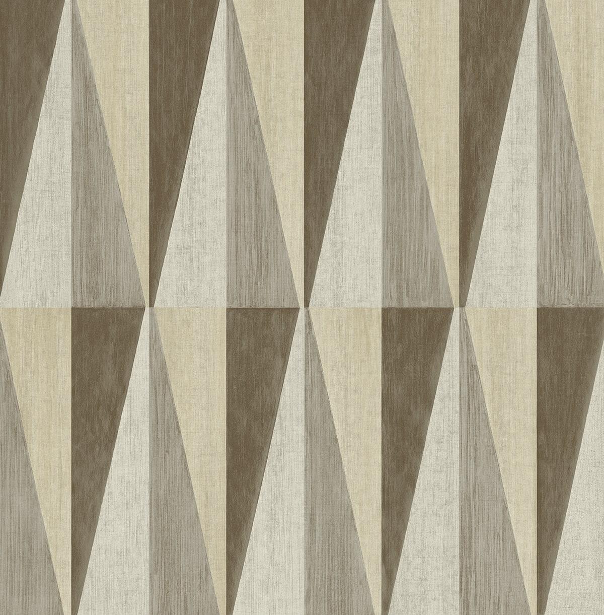 Seabrook Pieced Diamonds Cafe Wallpaper