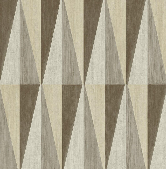 Seabrook Pieced Diamonds Cafe Wallpaper