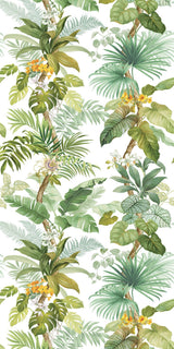 Seabrook Tropical Leaf Trail Mural Greenery Mural