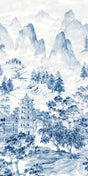 Seabrook Misty Mountain Scenic Mural Bluestone Mural