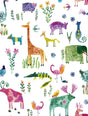 Seabrook Animals Off-White Wallpaper