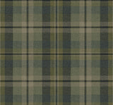 Seabrook Thornbury Tailored Plaid Greenery Wallpaper